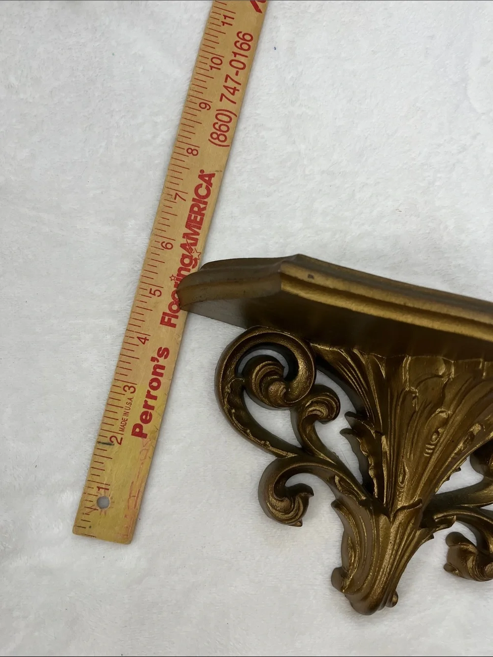 Vintage Gold Ornate Burwood Floating Shelf